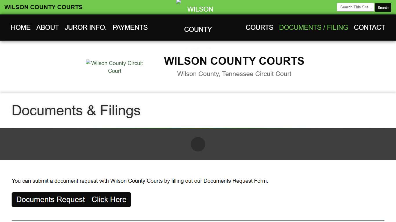 Wilson County Circuit Court » Documents & Filings