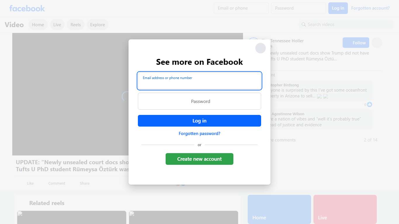 UPDATE: “Newly unsealed court docs show Trump did not have evidence Tufts U PhD student Rümeysa Öztürk was supporting terrorist activity when she was arrested & her visa revoked, the action was taken because of an op-ed she wrote that critical of Israel.” https://www.cnn.com/2026/01/23/politics/court-documents-student-israel-op-ed?cid=ios_app The Tennessee Holler Facebook